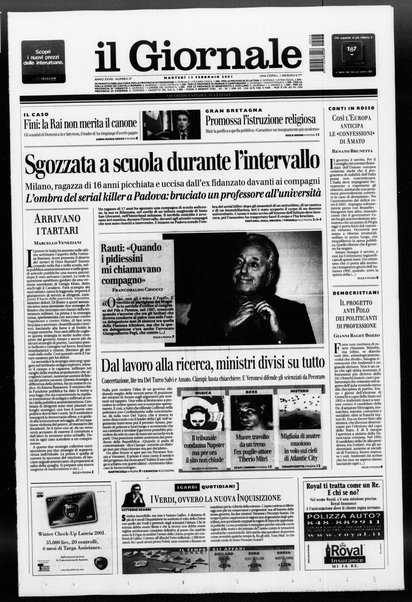 Il giornale : quotidiano del mattino